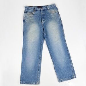 Vintage Y2K Phat Farm Straight Leg Blue Baggy Hip Hop Denim Jeans